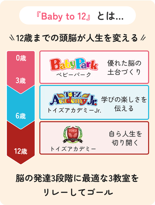 こどもの脳は3歳までに80%完成！｜楽しく学んで、すくすく育つ